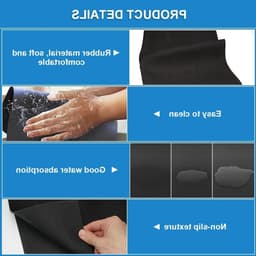 Beschermhoes voor Wasmachine en Droger, Antislip Mat 60 x 60 cm, Universele Hoes voor Keuken en Koelkast, Waterdicht en Duurzaam — thumbnail 3