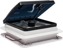 Dakventilator met LED - Motorhome Ventilator - Frisse Lucht - Waterdicht IP68 - 36x35x15 cm - Wit — thumbnail 1