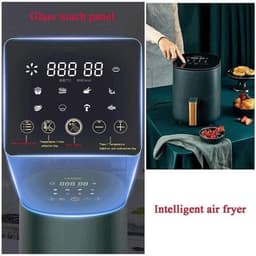 Airfryer Oven - Kleine Friteuse - Gezond Bakken - Touchscreen Bediening - 2.5 Liter - Mat Zwart — thumbnail 2