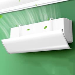 AC Deflector - Windgeleider - Comfort Vergroten - Vrij Instelbare Hoek - 120 x 20 cm - Wit — thumbnail 1