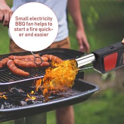 aladdien - Portable Electric Fan - Ventilator - Compact en Draagbaar - Buiten koken - Grill Accessoire - Perfect voor Kamperen — thumbnail 2