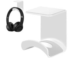 Hoofdtelefoonhouder met 360° Rotatie, Desk Clamp en Verstelbare Gaming Headset Hanger voor Onder Bureau of Wandmontage