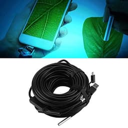Draagbare USB Endoscoop Inspectie Camera met 5.5mm 20m Top LED Licht voor Smartphone/Tablet/Computer, Zwart — thumbnail 4
