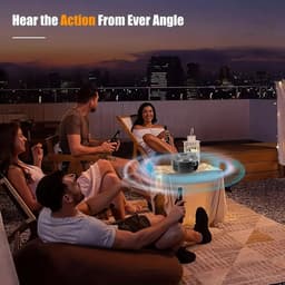 Dailygoody - Mini LED-projector - Draagbare Telefoonprojector - Thuisbioscoop - 1080P - Luidspreker - Geschikt voor Android - Compact formaat — thumbnail 3