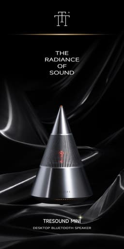 TRETTITRE TreSound mini Gen4 zwart - draagbare bluetooth speaker - 360° surround sound - aluminium - 30W — thumbnail 2