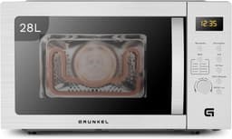 Multifunctionele Oven - Magnetron Grill - Snel Koken - 3-in-1 Functionaliteit - 28 Liter - Zilver — thumbnail 1
