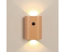 Oplaadbaar nachtlampje met bewegingssensor - Draagbare LED-wandlamp met magnetische bevestiging en dubbele detectiemodus - Ideaal voor gangen, trappenhuizen en slaapkamers - Werkt op batterijen