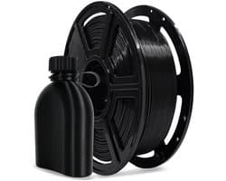 TPU 3D filament - Zacht filament - Flexibele onderdelen printen - Hoge rekbaarheid - 175 mm - Zwart