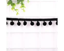 10 Yards 12 mm Pom Pom Kraag voor Knutselen, Decoratie Lint met Pompoms, Franje Rand en Naaibenodigdheden voor DIY Projecten en Kleding