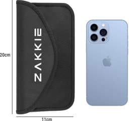 "ZAKKIE" Signaal Blokkerend Telefoonzakje - De Oplossing Voor In Het Onderwijs - Verhoog Concentratie & Voorkom Afleidingen! | Smartphone | Mobiele Telefoon | Anti Straling | Faraday | GPS | Skim | RFID Blocker | 4G | 5G | WiFi | Hotel | Kluis | — thumbnail 2