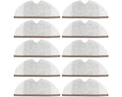 Moppads Geschikt voor Xiaomi Roborock S5/S6 10-pack Grijs