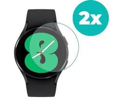 Samsung Galaxy Watch 4 / 5 screenprotector 40 mm - 2 stuks - Geschikt voor Samsung Galaxy Watch 4 / 5 40mm - Bescherming smartwatch scherm - Beschermer Samsung Galaxy Watch 4 / 5 screen protector beschermplaatje - 2 stuks