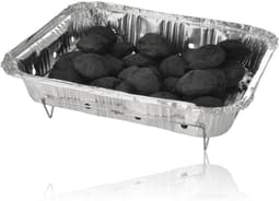 Wegwerp Barbecue met Houtskool – 10 Stuks – Instant BBQ Set voor Camping, Picknick, Balkon of Festival – Inclusief Rooster – Houtskool BBQ – BBQ Kopen — thumbnail 2