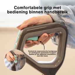 Achaté Dweilstofzuiger – 3-in-1 Steelstofzuiger met Dweilfunctie – Nat & Droog Vloerreiniger – Draadloos 55 min – Zelfreinigend – Voor streeploos schone vloeren — thumbnail 6
