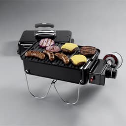 Weber Go-Anywhere Gas Barbecue - 41x26 cm - Roestvrijstalen branders - Gasregelkop - Incl. deksel — thumbnail 3