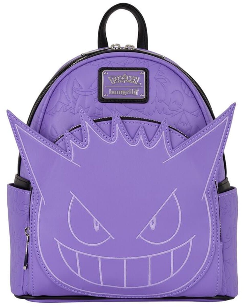 Pokémon Loungefly - Gengar (Glow in the Dark) Dames Mini rugzak - paars/zwart - Standard — afbeelding 1