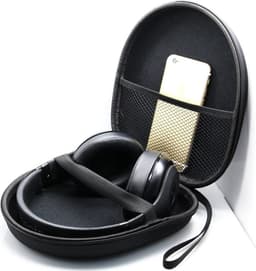 Hoofdtelefoonhoesje - Harde hoes - Waterdicht - Voor on-ear/over-ear hoofdtelefoons - Zwart - 22*19*6cm — thumbnail 4