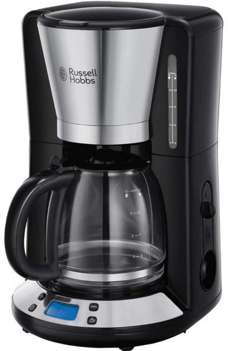 programmeerbaar filterkoffiezetapparaat 15 kopjes 1100w glanzend staal - russell hobbs - 24030-56 — afbeelding 1