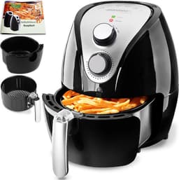 Monzana Heteluchtfriteuse - 3,6L anti-aanbaklaag 9in1 Functie - Zwart — thumbnail 14