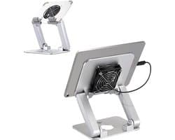 Laptop Standaard - Verstelbaar - Laptoptafel koeling - USB Ventilator - 10 tot 17 Inch - Notebook Geschikt voor: Apple Macbook - iPad / Tablet - E-Reader
