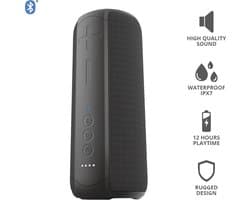 Trust Caro Max Powerful Bluetooth Wireless Speaker Zwart
