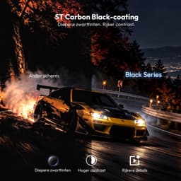 4K UHD Laser TV Beamer, 92 Inch Vrijstaand Uittrekbaar Elektrisch Scherm, ALR CLR, Mobiel Draagbaar Thuisbioscoop voor Ultra-Korte Projector — thumbnail 3