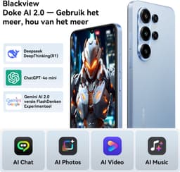 Blackview WAVE 10C Smartphone 16GB(4+12) RAM 32GB ROM Blauw — thumbnail 5