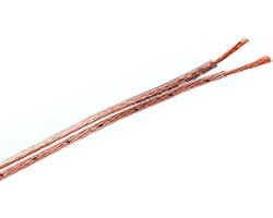 Kabel Luidsprekerdraad Koper 15 Meter Transparant Hoge Kwaliteit Audio Verbinding