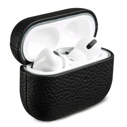 Accezz Echt Leren Case - Hoesje geschikt voor AirPods Pro 2 / Pro 2 (2022) - Zwart — thumbnail 1