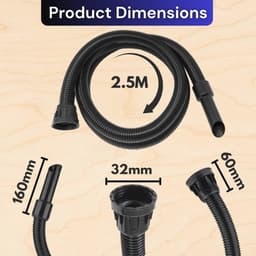 Geschikt voor Numatic Henry Stofzuiger Accessoire Set – Slangenset 2,5 Meter – Vervangingsslang Geschikt voor Henry/Hetty-Belle's — thumbnail 5