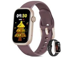 Smartwatch voor dames en heren met Bluetooth, 1,47 inch touchscreen, fitnesstracker, gezondheidsmonitoring en IP68 waterdicht
