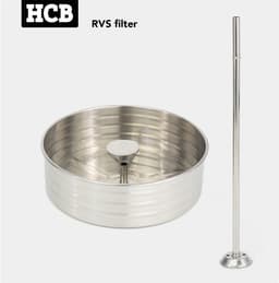 HCB® - Professionele Horeca Percolator - 5,3 liter - 35 kopjes - zwart - 230V - RVS / INOX Perculator - Elektrisch koffiezetapparaat - Volautomatische koffiemachine - 28x30x42.5 cm (DxBxH) - 2.40 kg - 1349 — thumbnail 5