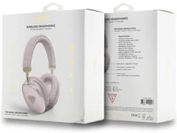 Guess Bluetooth Stereo Koptelefoon - Saffiano Triangle Logo - Roze — thumbnail 4