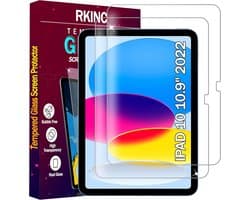 Beschermfolie voor iPad 10e generatie 10,9 inch - Pantserglas HD-displaybeschermfolie - Krasbestendig en zonder luchtbellen - 2 stuks