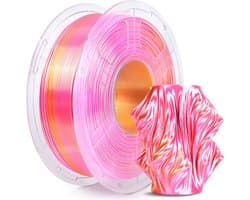 Glanzend Tweedekleurig PLA+ Filament 1.75mm - Zijdezacht Effect - 1kg Spoel
