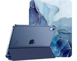 Ultra-Dun Beschermhoes voor iPad 11e Generatie 11 Inch en 10e Generatie 10.9 Inch met Transparante Achterkant en Auto Slaap/Waakfunctie