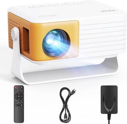 Mini Beamer – Draagbare 1080P Full HD Videoprojector – Geschikt voor Smartphone, HDMI, USB, PS5 & Fire Stick – Compacte Thuisbioscoop Projector voor Kinderen & Outdoor Gebruik – 120 Inch Beeld — thumbnail 1