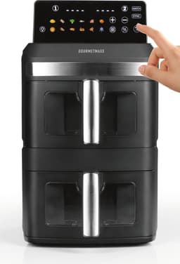 Vertikale dubbele kamer heteluchtfriteuse met kijkvenster en 12 liter capaciteit — thumbnail 5