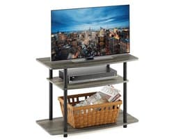 3-Tier Entertainment Center Stand - Ruimtebesparende TV-meubel voor Elke Woonkamer