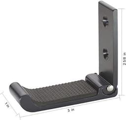Opvouwbare koptelefoonhouder voor muurbevestiging, headset wandhanger, aluminium wandmontagehaak, tot 10 kg belasting — thumbnail 3