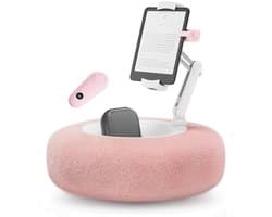 Tablet Kussenstandaard met 360° Verstelbare Houder en Page Turner voor E-readers en Tablets