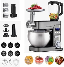 Krachtige 3-in-1 Keukenmachine met 2500W, 8,5L Kom, Vleesmolen en 7L Blender — thumbnail 1