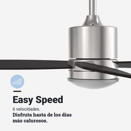 Zwevende Plafondventilator met LED Verlichting en Afstandsbediening - 106 cm - Stil en Energiezuinig — thumbnail 2