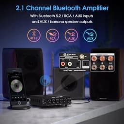 2.1-kanaals versterker met Bluetooth en 300W subwoofer voor audiofiele — thumbnail 4