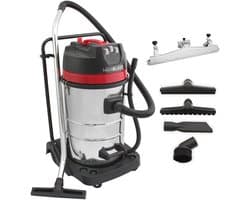 80 Liter 3000W Industriele Nat- en Droogzuiger met Vloernaald