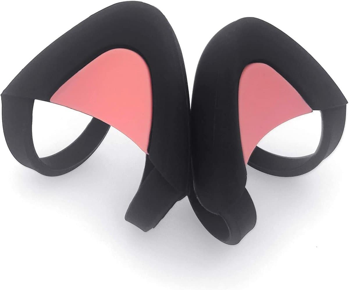 Decoratieve Roze Kattenoren voor Hoofdtelefoons - Verstelbare Accessoire voor Gaming Headsets — afbeelding 1