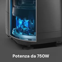 Multifunctionele keukenmachine 1,25L - 750W met 7 functies – handmatig snijden, hakken, raspen, kneden en meer — thumbnail 3