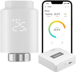 Slimme Radiatorthermostaat met Zigbee voor Thuisautomatisering - Compatibel met Alexa en Google Assistant — thumbnail 1
