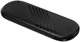 Zwarte, draagbare slaapspeaker met twee speakers, kaartsleuf, Bluetooth en timerfunctie. — thumbnail 1