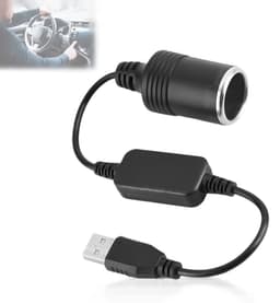 Auto Sigarettenaansteker USB naar 12V Stap Op USB naar 12V Converter Kabel Vrouwelijke Rij Recorder Elektronische Hond Auto Oplader — thumbnail 2